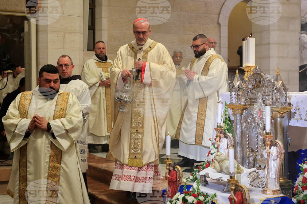 Israel Palestinians Christmas Bethlehem