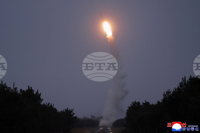 Северна Корея е изстреляла балистична ракета към морето 
