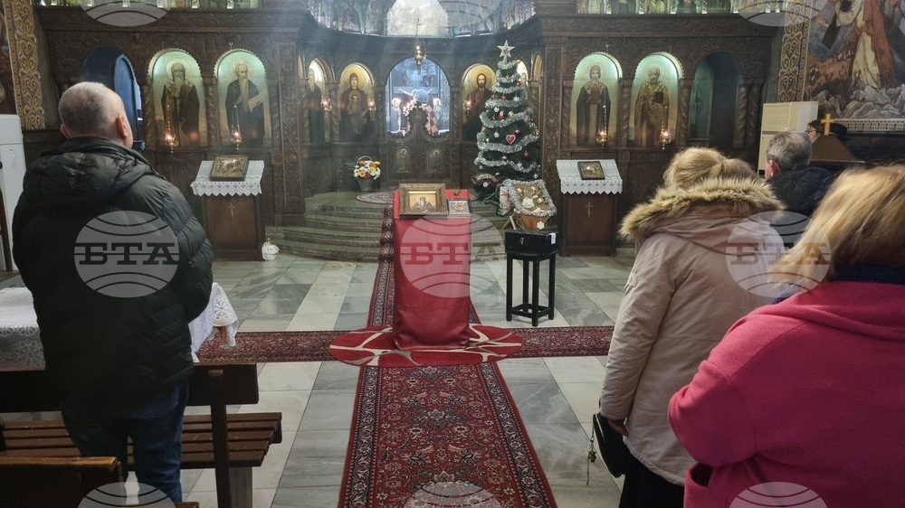 Търговище - храм “св. Йоан Рилски” - Рожденственска служба