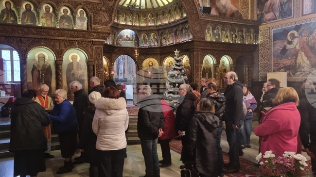 Търговище - храм “св. Йоан Рилски” - Рожденственска служба