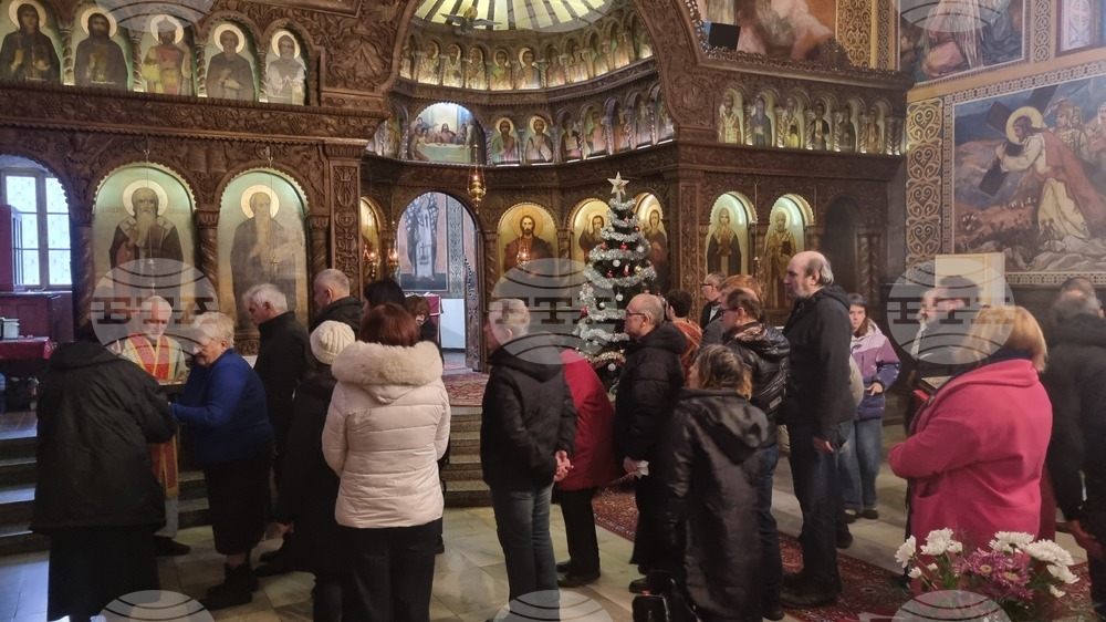 Търговище - храм “св. Йоан Рилски” - Рожденственска служба