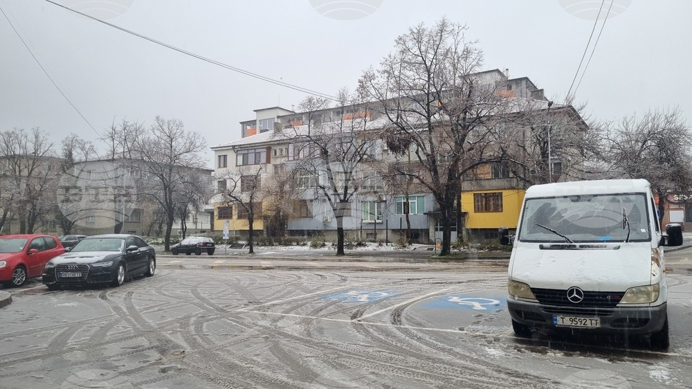 Търговище - снеговалеж - обстановка