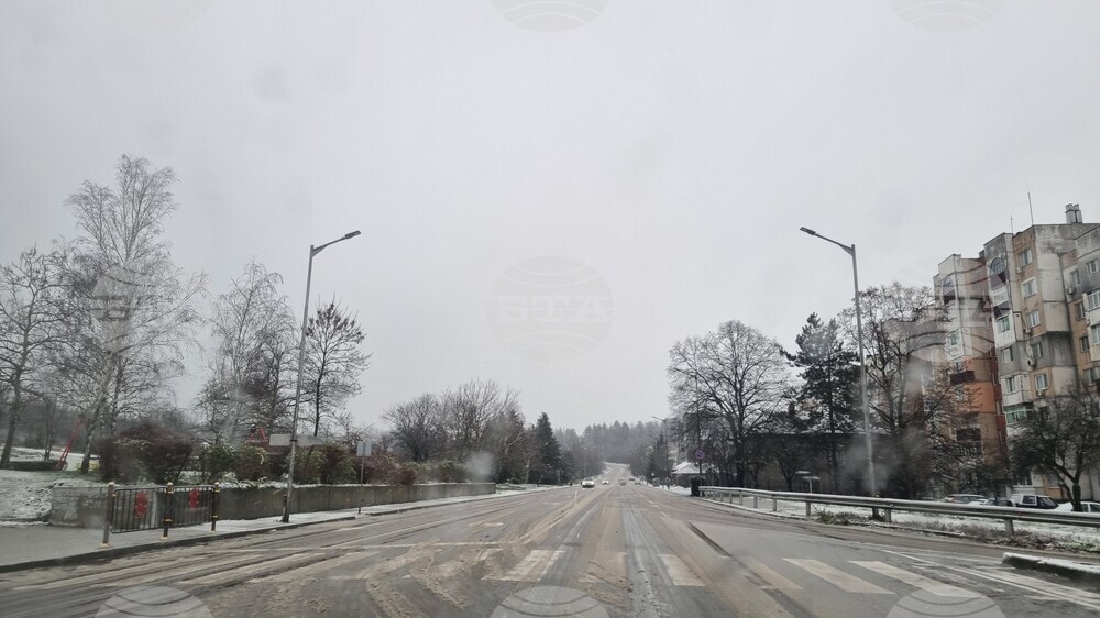 Търговище - снеговалеж - обстановка