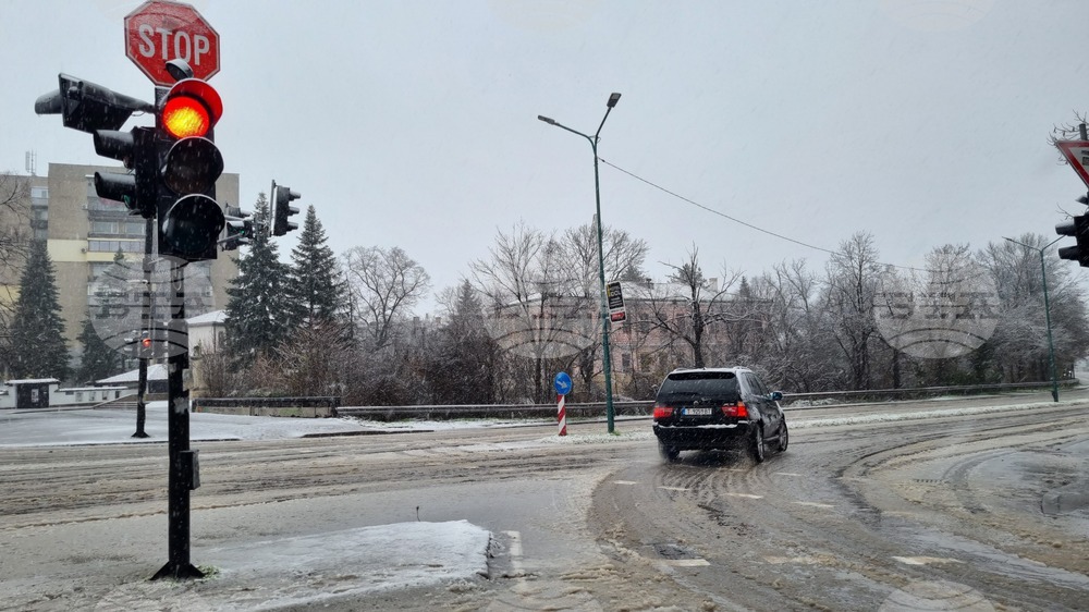 Търговище - снеговалеж - обстановка