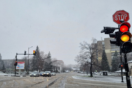 Търговище - снеговалеж - обстановка