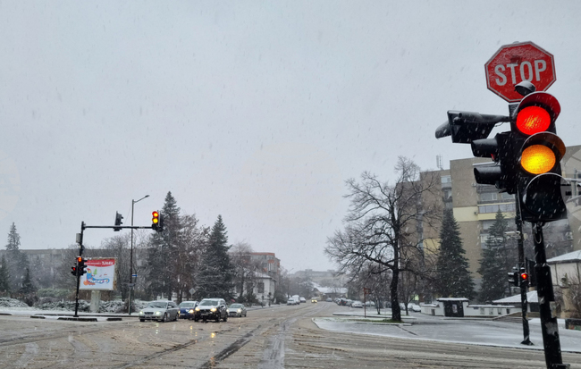 Търговище - снеговалеж - обстановка