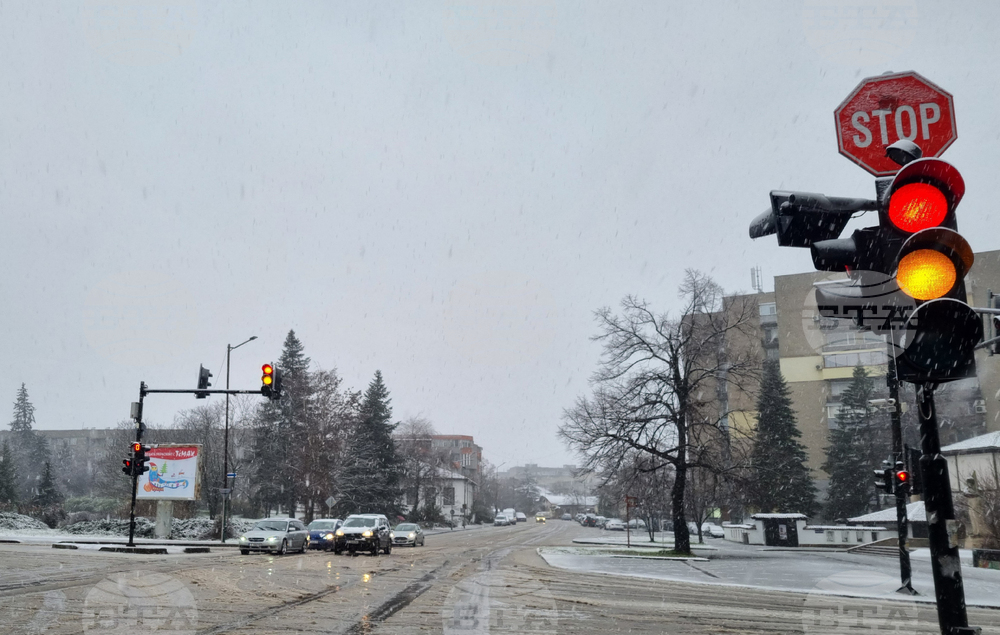 Търговище - снеговалеж - обстановка