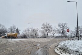 Търговище - снеговалеж - обстановка