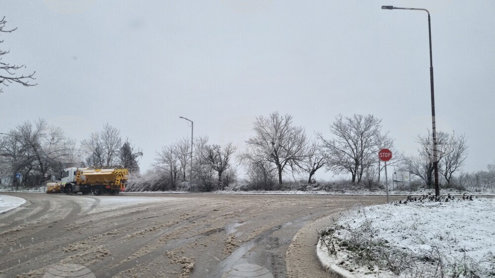 Търговище - снеговалеж - обстановка