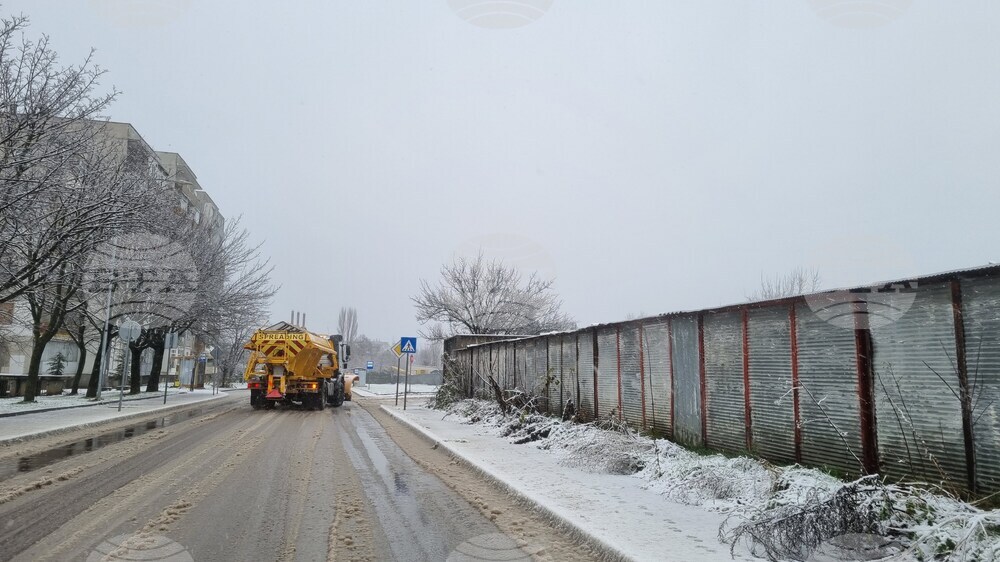 Търговище - снеговалеж - обстановка