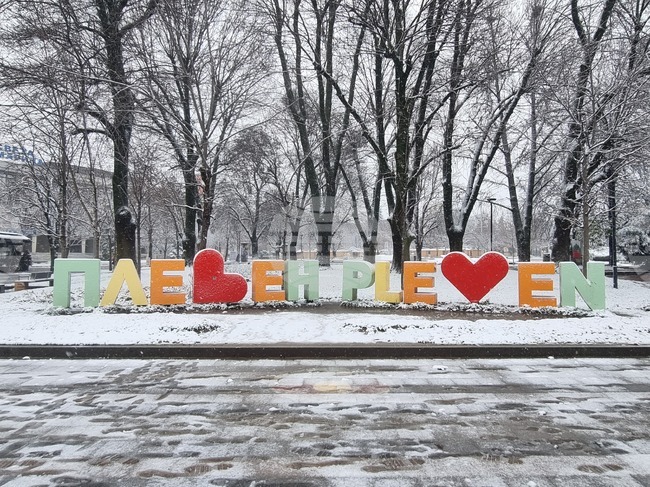 Плевен - зимна обстановка