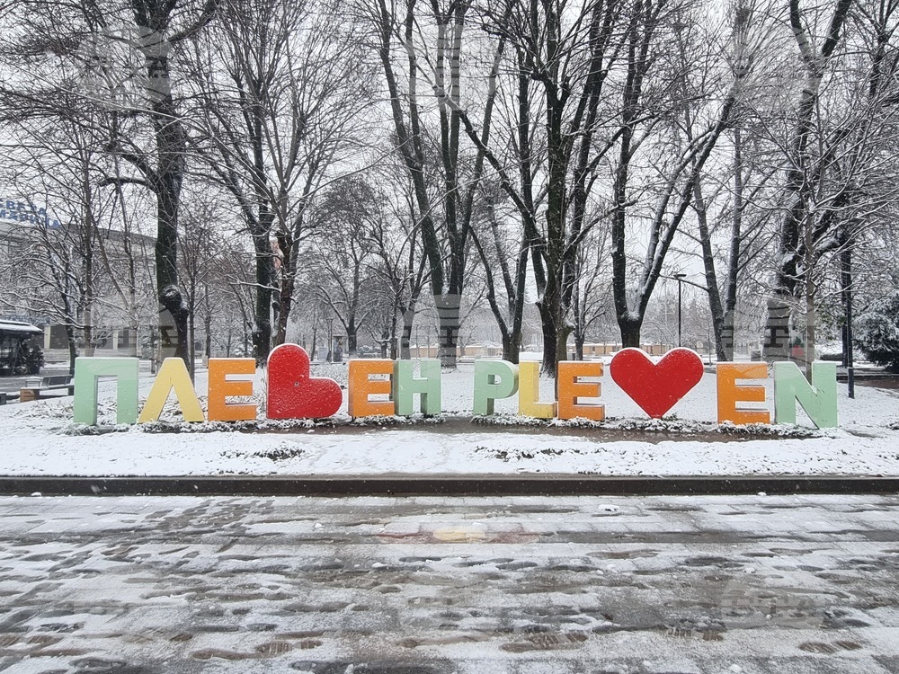 Плевен - зимна обстановка