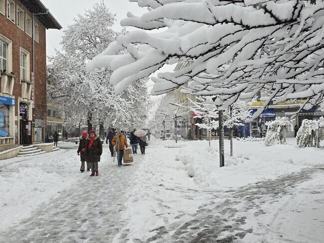 Враца - Коледа - сняг