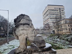 Разград - зима - обстановка