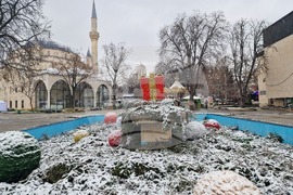 Разград - зима - обстановка