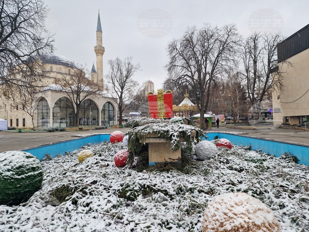 Разград - зима - обстановка