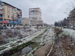 Разград - зима - обстановка