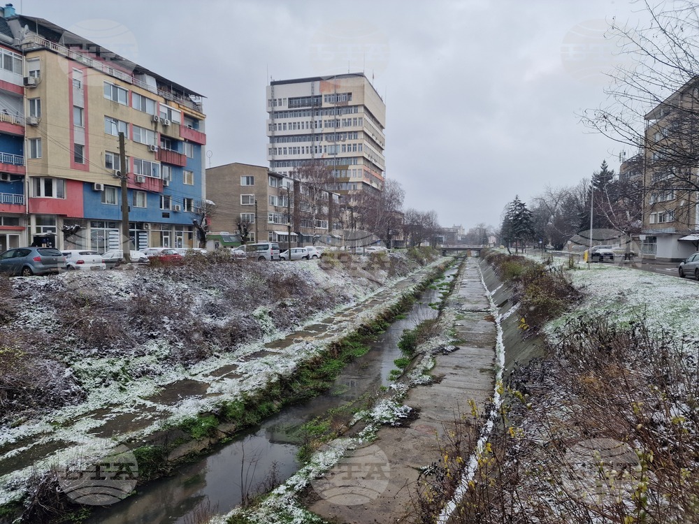 Разград - зима - обстановка