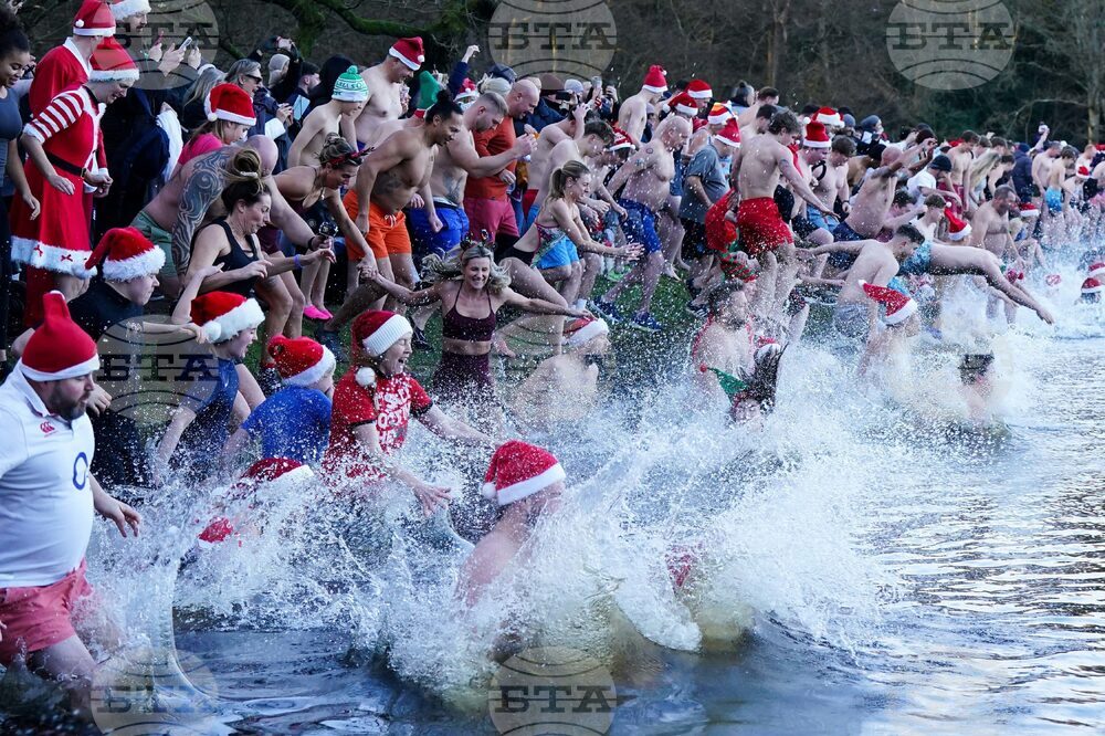 Britain Christmas Swim