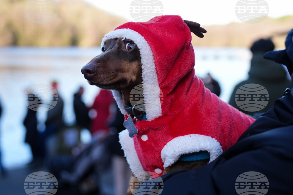 Britain Christmas Swim