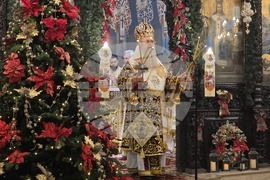 Пловдив - Рождествената света Литургия - Митрополит Николай