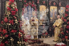 Пловдив - Рождествената света Литургия - Митрополит Николай