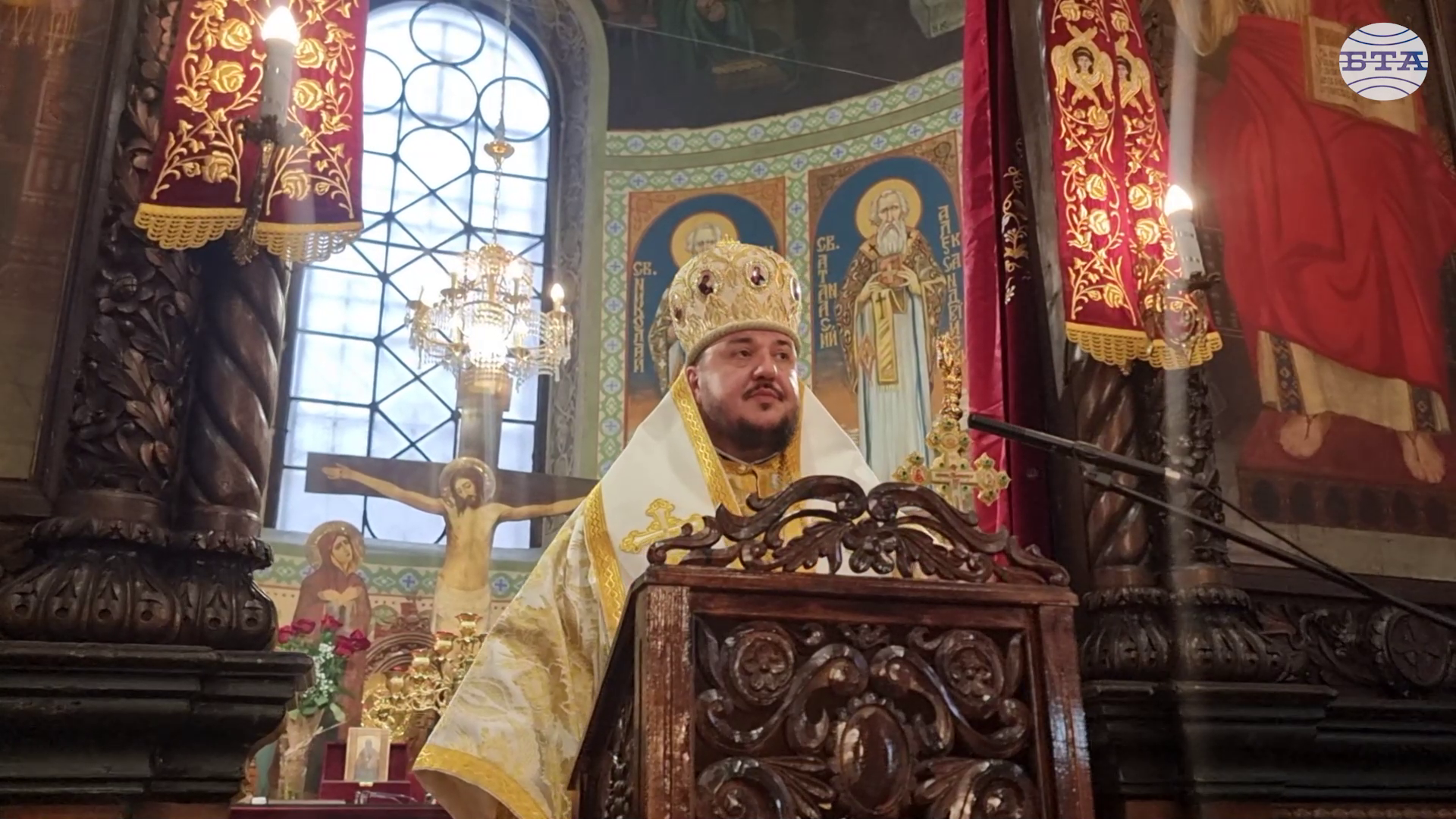 Маркианополският епископ Богослов възглави днес Златоустова литургия в катедралния храм „Св. Николай“ в Стара Загора