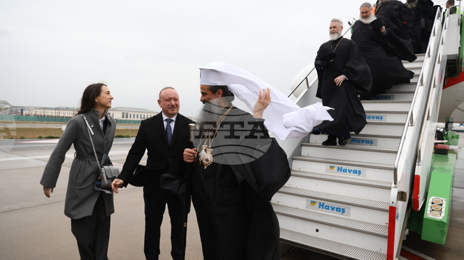 Българският патриарх и Софийски митрополит Даниил кацна в Истанбул за своето първо мирно посещение на Вселенската патриаршия