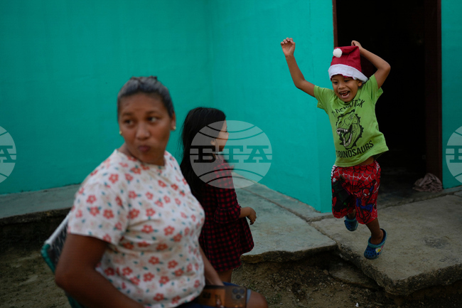 APTOPIX Venezuela Migrants Christmas