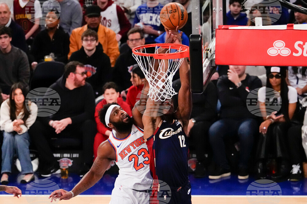 Cavaliers Knicks Basketball