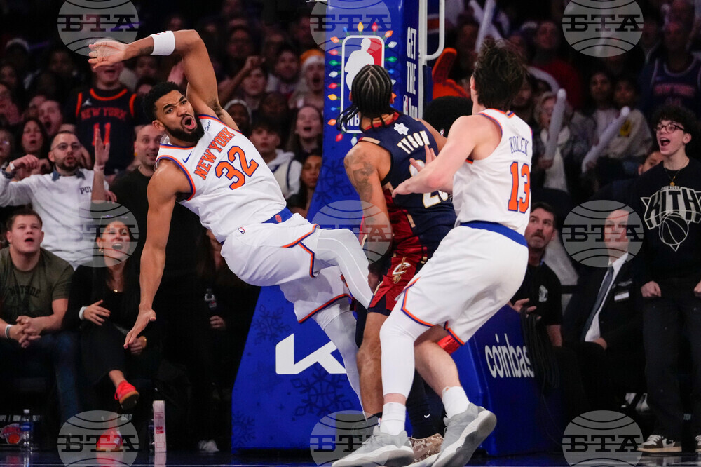 Cavaliers Knicks Basketball