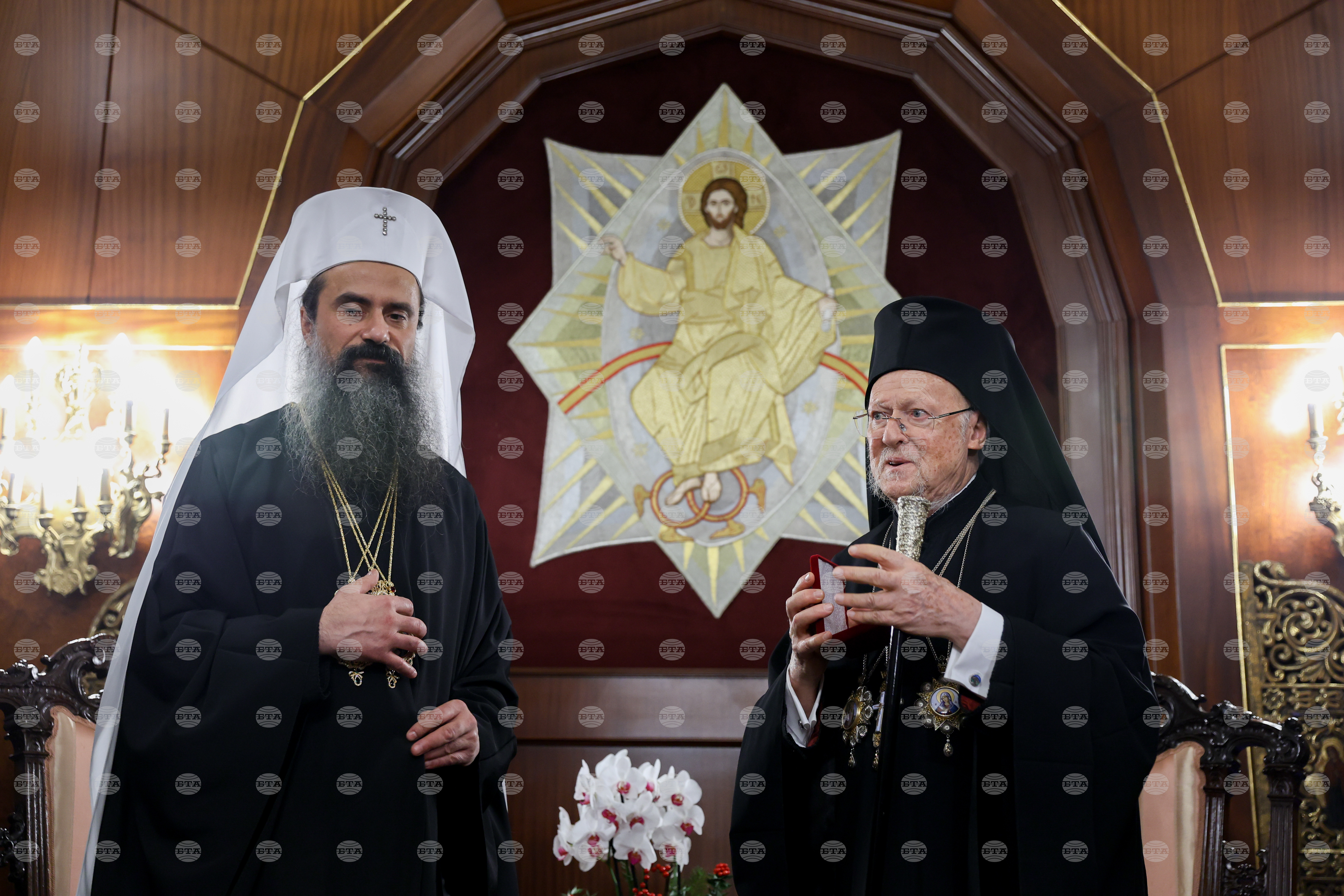 Българският патриарх и Софийски митрополит Даниил и Вселенският патриарх Вартоломей ще съслужат заедно в тържествена света литургия