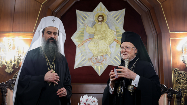 Българският патриарх и Софийски митрополит Даниил и Вселенският патриарх Вартоломей ще съслужат заедно в тържествена света литургия