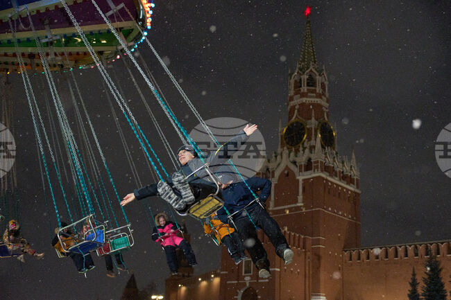 APTOPIX Russia New Year Preparations