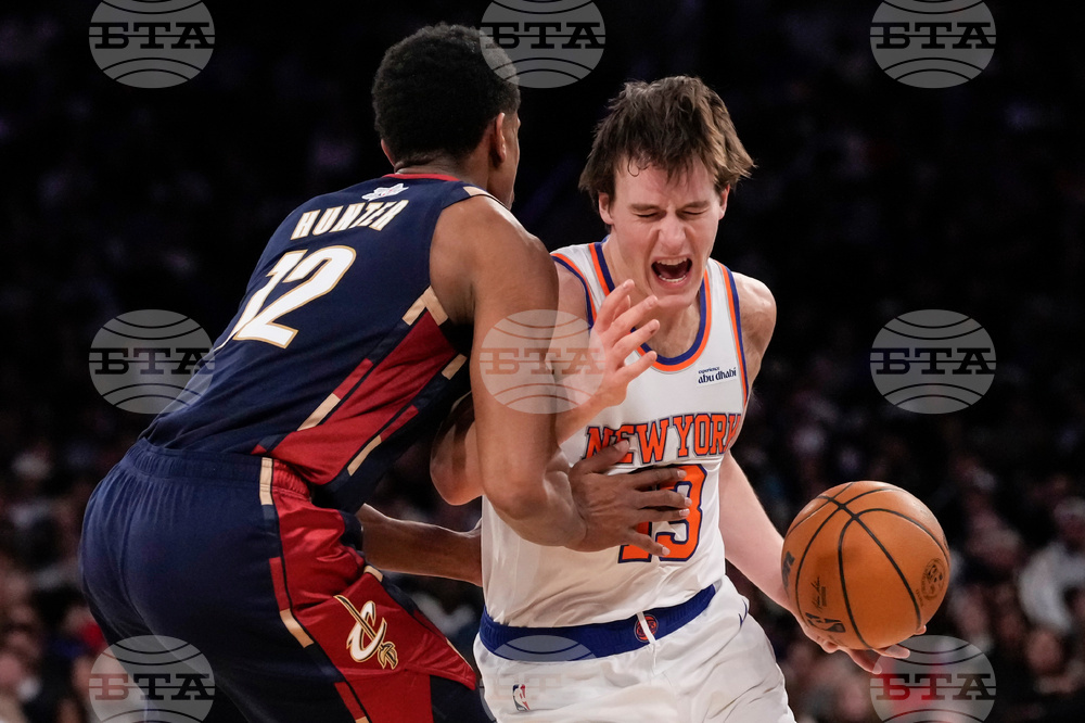 Cavaliers Knicks Basketball