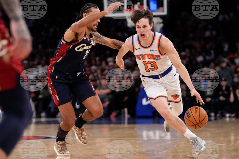 Cavaliers Knicks Basketball