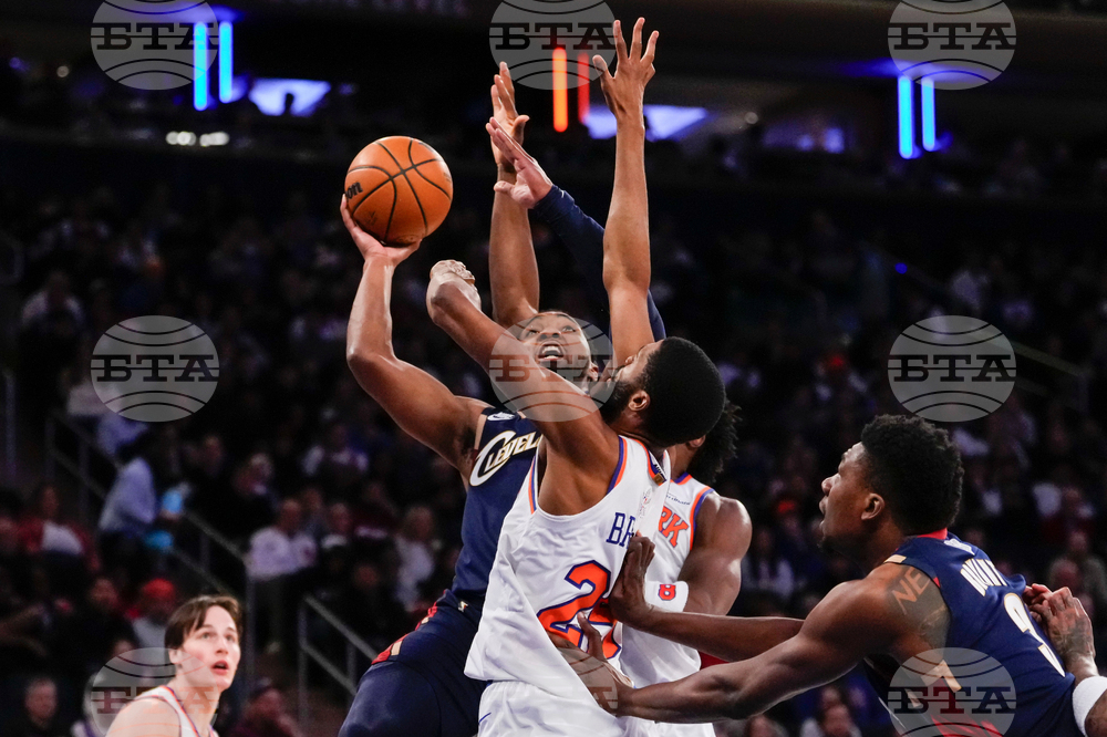 Cavaliers Knicks Basketball