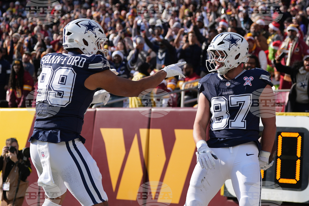 APTOPIX Cowboys Commanders Football