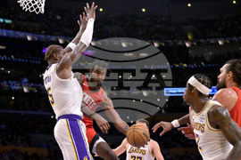 Rockets Lakers Basketball