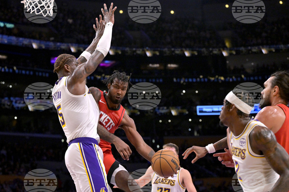 Rockets Lakers Basketball