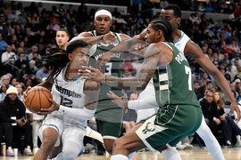 Bucks Grizzlies Basketball