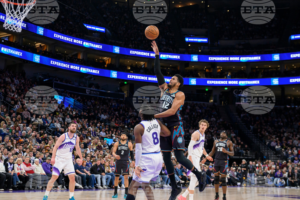 Pistons Jazz Basketball