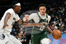 Bucks Grizzlies Basketball