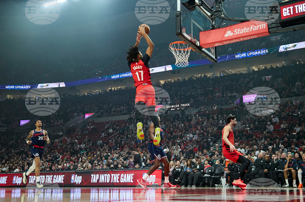 Clippers Trail Blazers Basketball