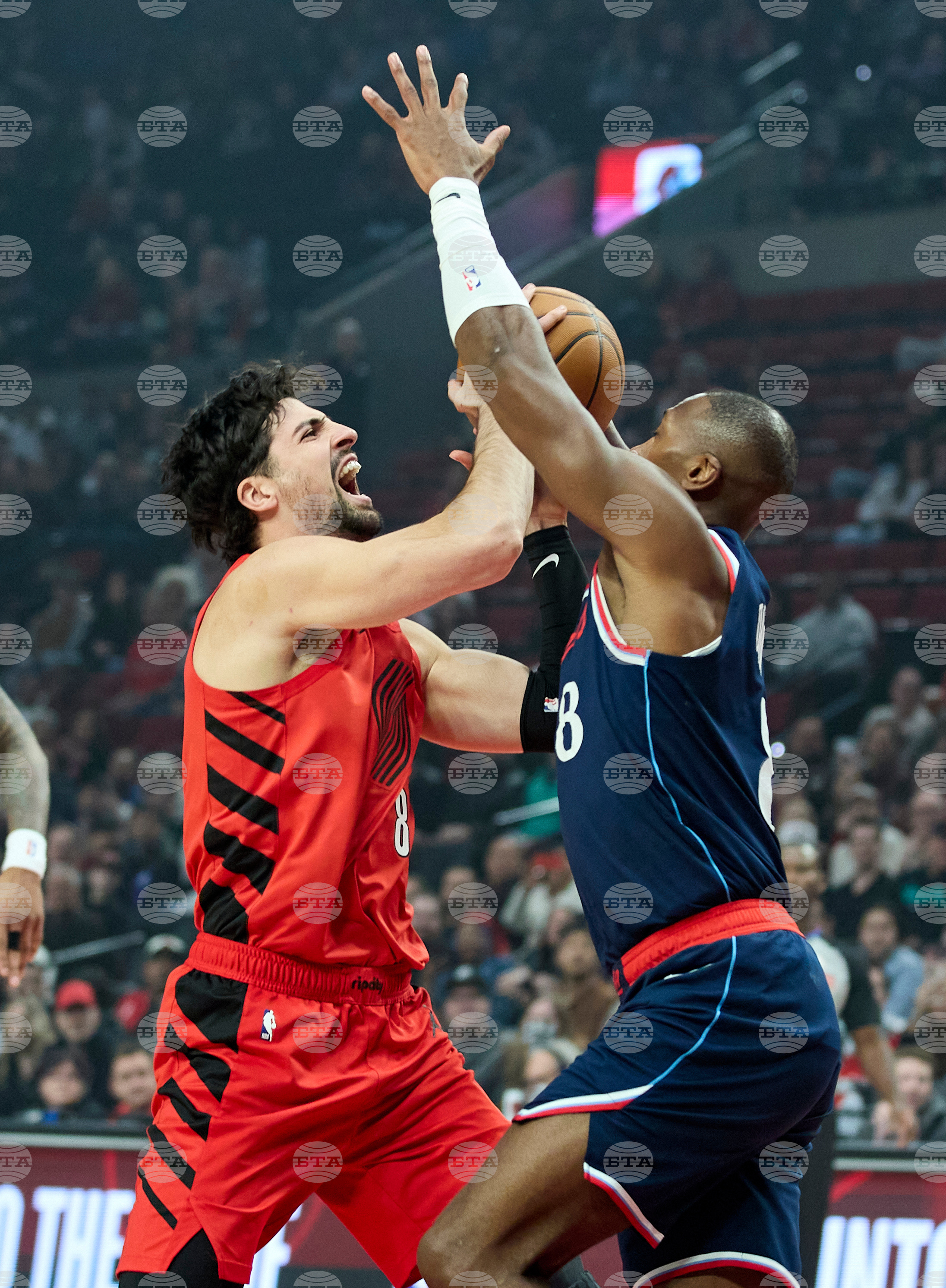 Clippers Trail Blazers Basketball