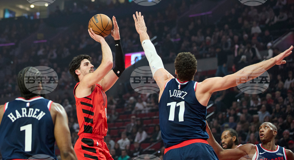 Clippers Trail Blazers Basketball