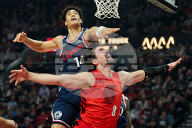 APTOPIX Clippers Trail Blazers Basketball