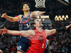APTOPIX Clippers Trail Blazers Basketball