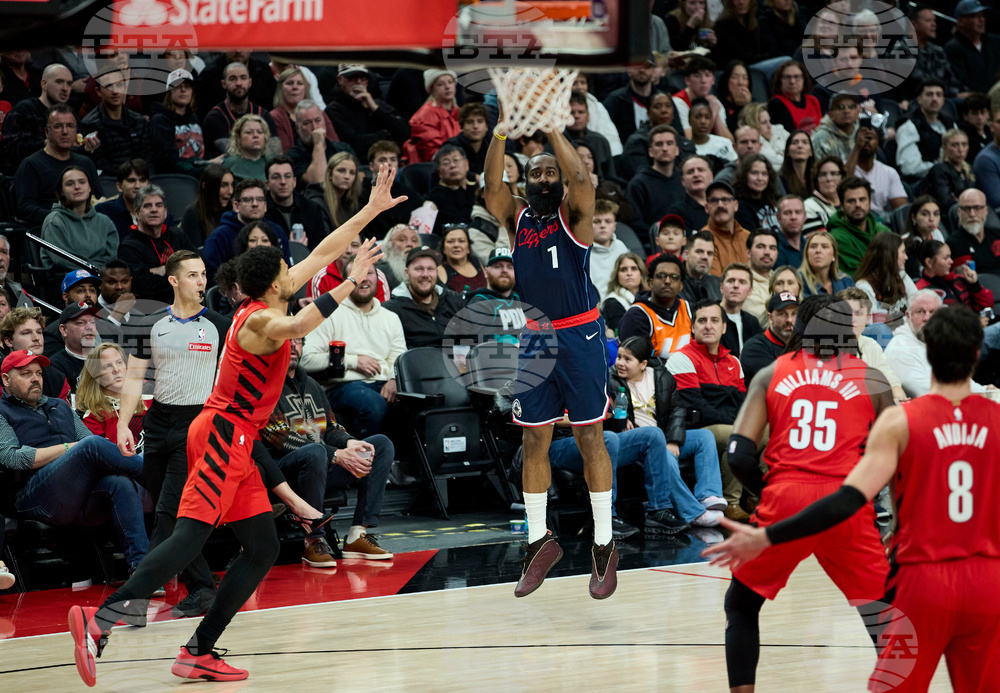 Clippers Trail Blazers Basketball