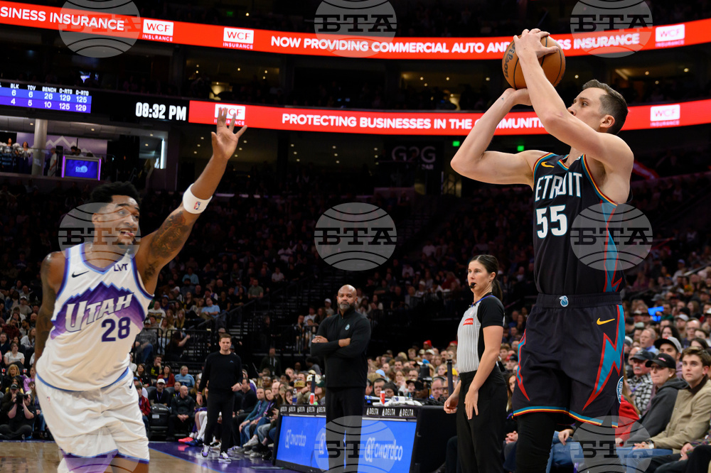 Pistons Jazz Basketball